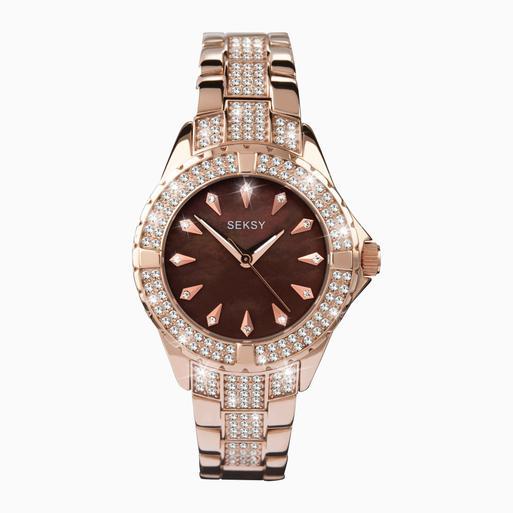Seksy sekonda rose gold top