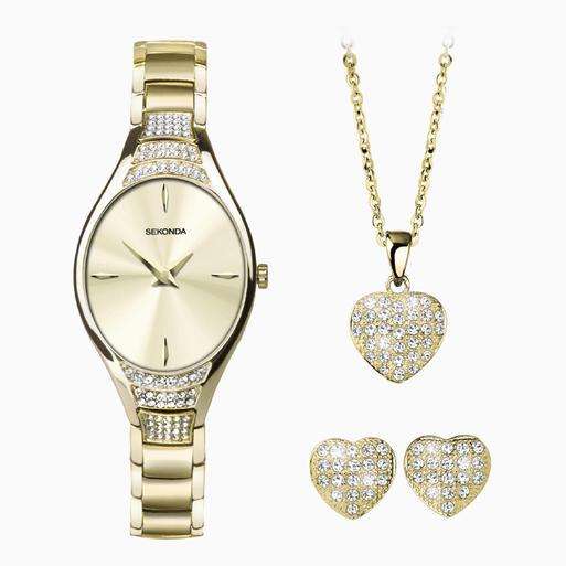 Sekonda snowflake gift set clearance