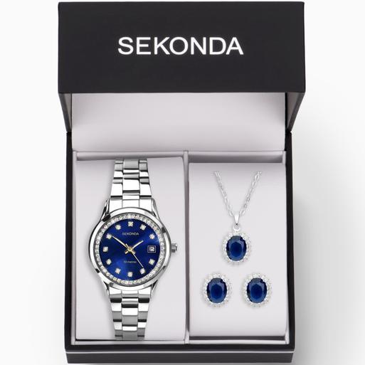 Sekonda rose gold watch set hotsell