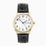 Sekonda Easy Reader Ladies Watch | Gold Alloy Case & Black Leather Strap with White Dial | 30123
