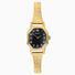 Sekonda Mila Ladies Watch | Gold Case & Stainless Steel Bracelet with Black Dial | 40497