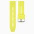 Neon Yellow Silicone Smartwatch Strap