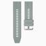 Grey Silicone Smartwatch Strap