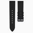 Black Faux Leather 18mm Strap