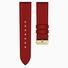 Burgundy Faux Leather 14mm Strap