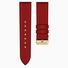 Burgundy Faux Leather 14mm Strap
