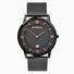 Sekonda Minimal Men's Watch | Gun Metal Case & Stainless Steel Mesh Bracelet with Grey Dial | 1187