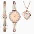 Sekonda Secret Rose Ladies Gift Set | Rose Gold Case & Alloy Bracelet with Rose Gold Dial | 2533G