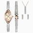 Sekonda Ladies Watch Crystal Rose Gift Set | Rose Gold Case & Alloy Bracelet with Rose Gold Dial | 2924G