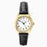 Sekonda Easy Reader Ladies Watch | Gold Case & Leather Upper Strap with White Dial | 4493