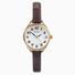 Sekonda Easy Reader Ladies Watch | Gold Case & Leather Strap with White Dial | 4701