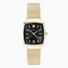 Sekonda Classic Ladies Watch | Gold Case & Mesh Bracelet with Black Dial | 40383