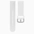 White Silicone 20mm Strap