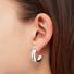 Silver Hoop Earrings