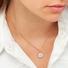 Rose Gold Halo Necklace