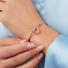 Rose Gold Heart Bangle