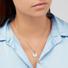 Silver December Birthstone Necklace