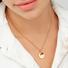 Gold July Birthstone Necklace